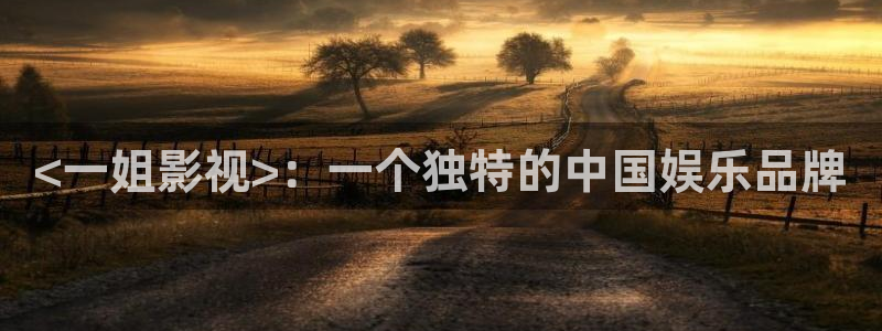 奇优影院哇好多福利：<一姐影视>：一个独特的中国娱乐品牌