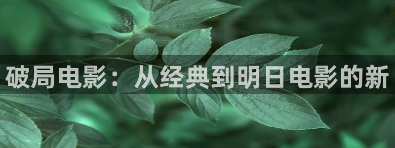 奇优影院好多福利啊：破局电影：从经典到明日电影的新